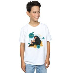 Fantastic Beasts Boys Sitting Niffler T-Shirt / White